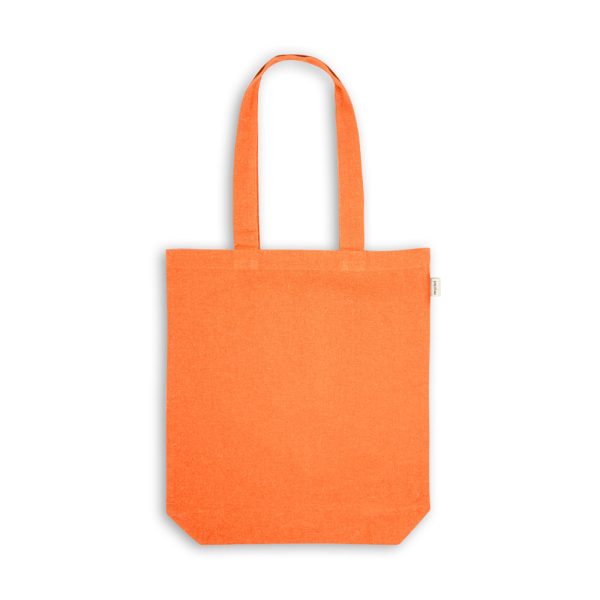 Sacola em 70% algodão reciclado e 30% poliéster reciclado (220g/m²) sem tingimento - Brinde Corporativo Personalizado | Enova
