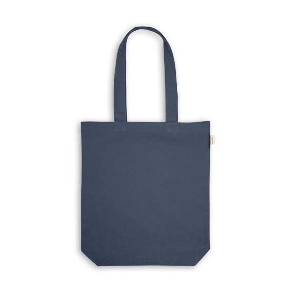 Sacola em 70% algodão reciclado e 30% poliéster reciclado (220g/m²) sem tingimento - Brinde Corporativo Personalizado | Enova