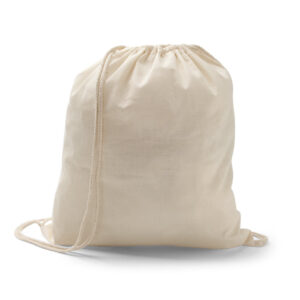 Sacola tipo mochila 100% algodão (100 g/m²) - Brinde Corporativo Personalizado | Enova