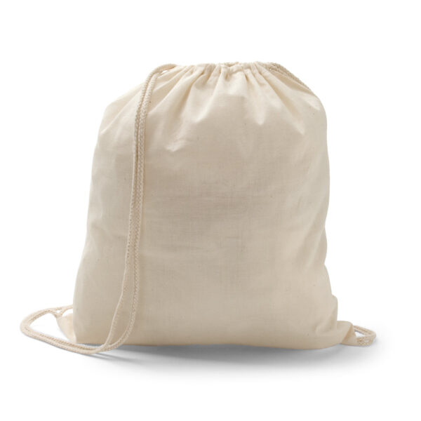 Sacola tipo mochila 100% algodão (100 g/m²) - Brinde Corporativo Personalizado | Enova