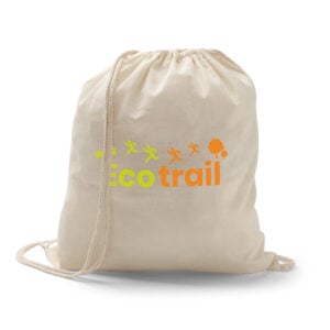 Sacola tipo mochila 100% algodão (100 g/m²) - Brinde Corporativo Personalizado | Enova