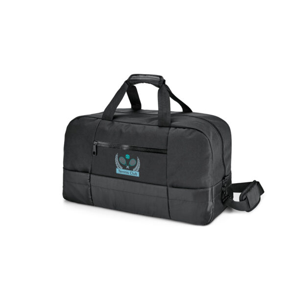 Bolsa esportiva executivo em 840D jacquard e 300D e interior forrado - Brinde Corporativo Personalizado | Enova