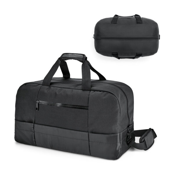 Bolsa esportiva executivo em 840D jacquard e 300D e interior forrado - Enova Brindes Personalizados
