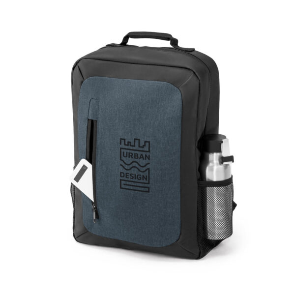 Mochila para notebook 15'6'' em 600D de alta densidade e 600D com revestimento resistente à água - Brinde Corporativo Personalizado | Enova