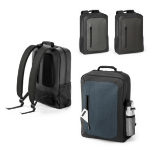 Mochila para notebook 15’6” em 600D de alta densidade e 600D com revestimento resistente à água - Enova Brindes Personalizados