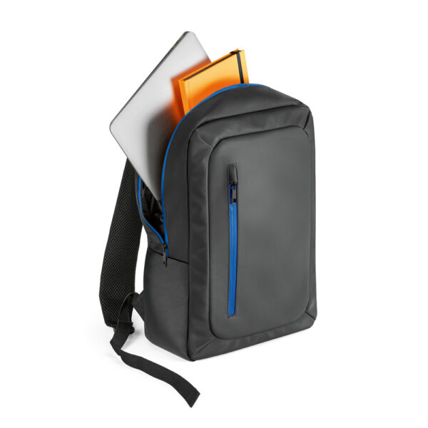Mochila para notebook 15'6'' em poliéster 600D impermeável e zípers impermeáveis - Brinde Corporativo Personalizado | Enova