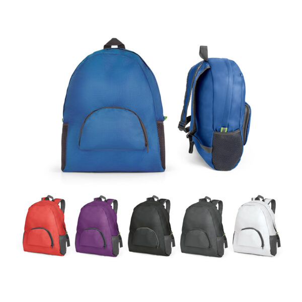 Mochila dobrável em 210D ripstop - Enova Brindes Personalizados