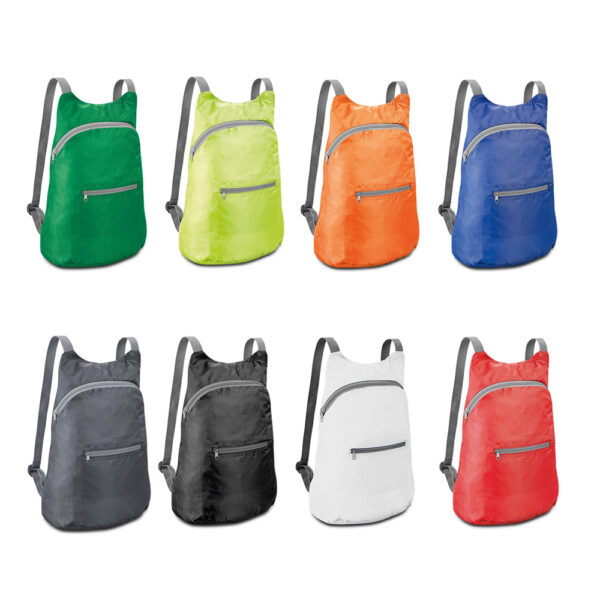 Mochila dobrável em 210D ripstop - Enova Brindes Personalizados