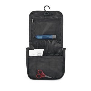 Bolsa de comésticos em microfibra - Brinde Corporativo Personalizado | Enova