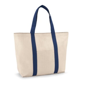 Sacola 100% algodão canvas (280 g/m²) com bolso frontal e bolso interior - Brinde Corporativo Personalizado | Enova