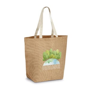 Sacola 100% juta (360 g/m²) - Brinde Corporativo Personalizado | Enova