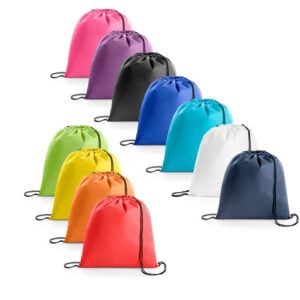 Sacola tipo mochila em non-woven (80 g/m²) - Enova Brindes Personalizados