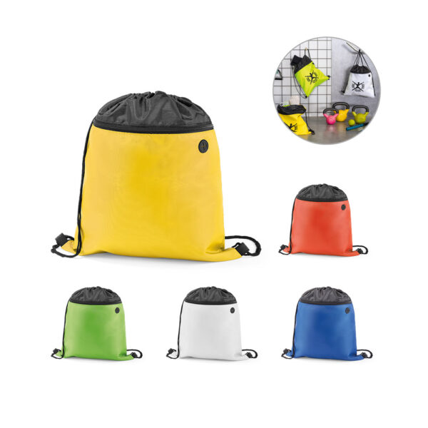 Saco tipo mochila em 210D - Enova Brindes Personalizados