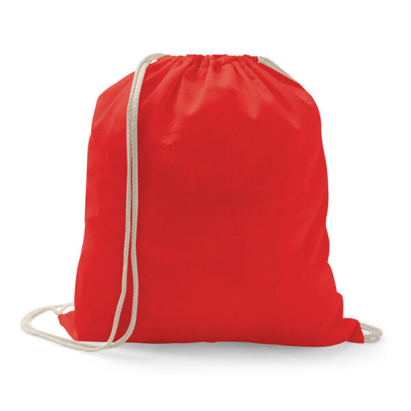 Sacola tipo mochila 100% algodão (100g/m²) - Brinde Corporativo Personalizado | Enova
