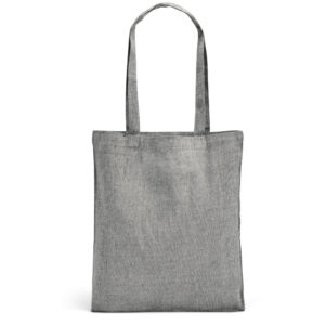 Sacola dobrável em 70% algodão reciclado e 30% poliéster reciclado (140 g/m²) sem tingimento - Brinde Corporativo Personalizado | Enova