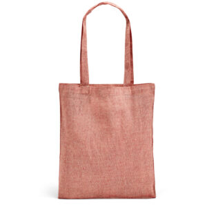 Sacola dobrável em 70% algodão reciclado e 30% poliéster reciclado (140 g/m²) sem tingimento - Brinde Corporativo Personalizado | Enova