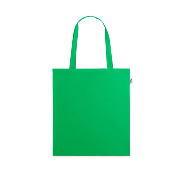 Sacola 100% poliéster reciclado 190T (100% rPET) - Brinde Corporativo Personalizado | Enova