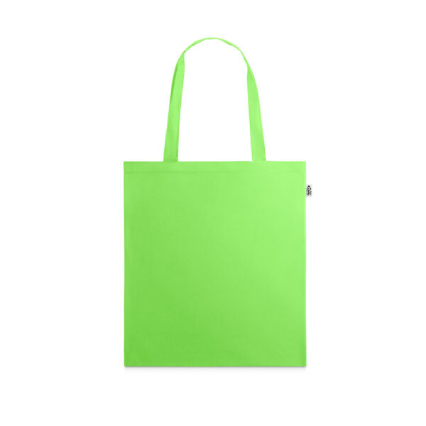 Sacola 100% poliéster reciclado 190T (100% rPET) - Brinde Corporativo Personalizado | Enova
