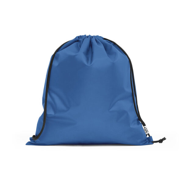 Sacola tipo mochila em poliéster reciclado 190T (100% rPET) - Brinde Corporativo Personalizado | Enova