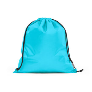 Sacola tipo mochila em poliéster reciclado 190T (100% rPET) - Brinde Corporativo Personalizado | Enova