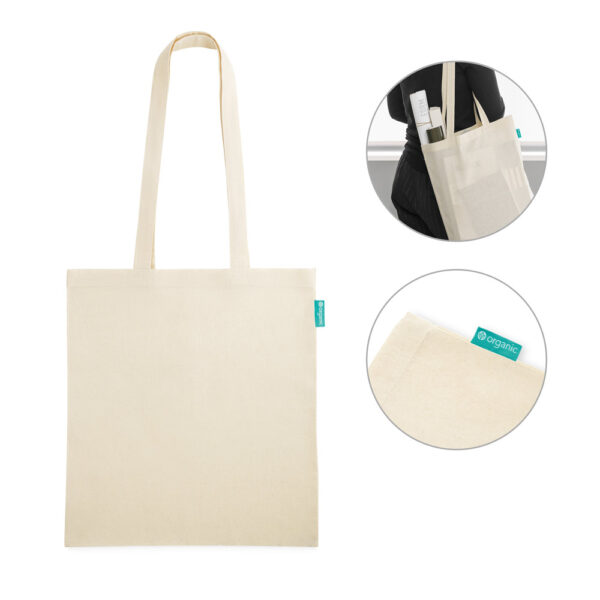 Sacola 100% algodão orgânico (120 g/m²) - Enova Brindes Personalizados