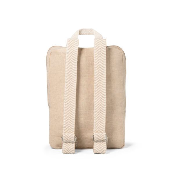 Mochila em juco (mistura de algodão e juta, 275 g/m²) - Brinde Corporativo Personalizado | Enova