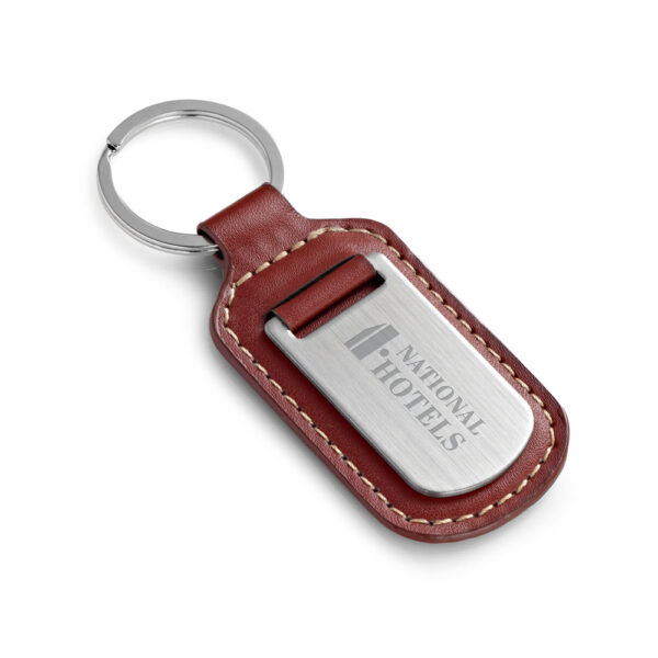 Chaveiro em c.sintético e metal - Brinde Corporativo Personalizado | Enova
