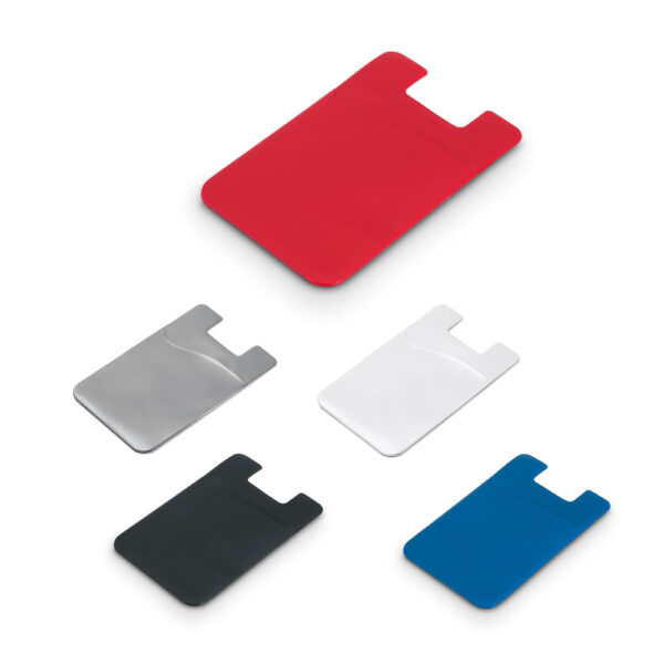 Porta cartões para celular em PVC - Enova Brindes Personalizados