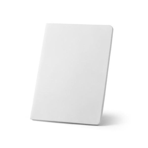 Caderno A5 de capa flexível em papel pedra (620g/m²) - Brinde Corporativo Personalizado | Enova