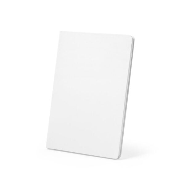 Caderno A5 resistente à água em papel pedra com folhas pautadas (120g/m²) - Brinde Corporativo Personalizado | Enova