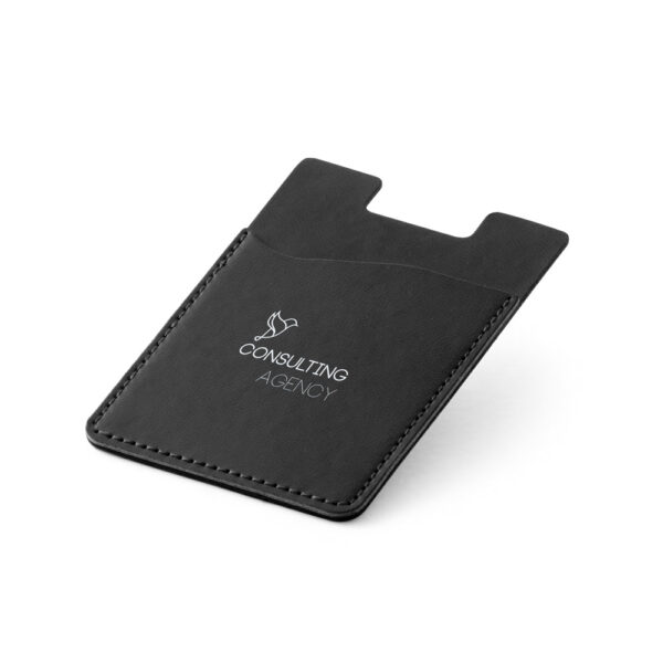 Porta cartões para celular em PU com bloqueio de RFID - Brinde Corporativo Personalizado | Enova