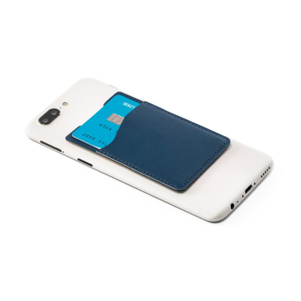 Porta cartões para celular em PU com bloqueio de RFID - Brinde Corporativo Personalizado | Enova