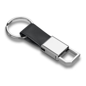 Chaveiro em c.sintético e metal com mosquetão - Brinde Corporativo Personalizado | Enova