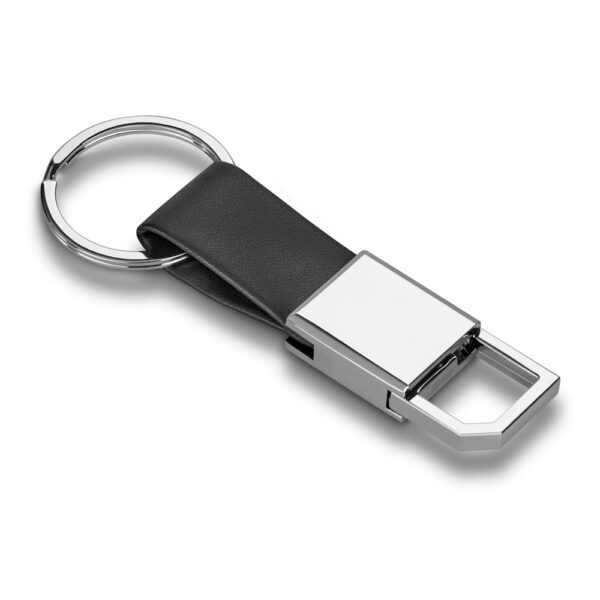 Chaveiro em c.sintético e metal com mosquetão - Brinde Corporativo Personalizado | Enova