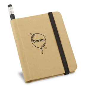 Caderno A7 em cartão com páginas lisas - Brinde Corporativo Personalizado | Enova