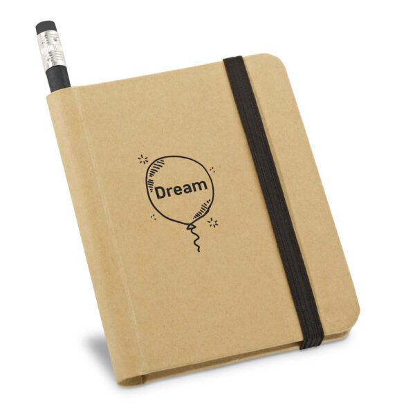 Caderno A7 em cartão com páginas lisas - Brinde Corporativo Personalizado | Enova