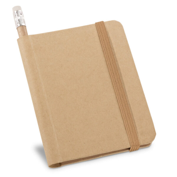 Caderno A7 em cartão com páginas lisas - Brinde Corporativo Personalizado | Enova