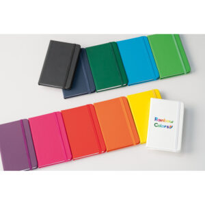 Caderno de bolso em c.sintético com páginas lisas - Brinde Corporativo Personalizado | Enova