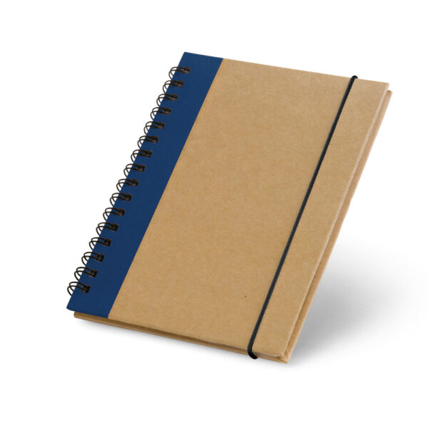 Caderno A6 em cartão com páginas lisas reciclado - Brinde Corporativo Personalizado | Enova
