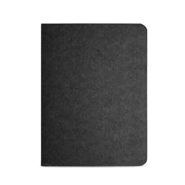 Caderno B7 em cartão kraft reciclado com páginas lisas - Brinde Corporativo Personalizado | Enova