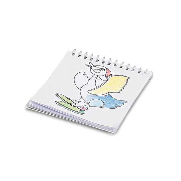 Caderno para colorir com 25 desenhos diferentes - Brinde Corporativo Personalizado | Enova