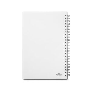 Caderno A5 em PP com tratamento antibacteriano com páginas pautadas - Brinde Corporativo Personalizado | Enova