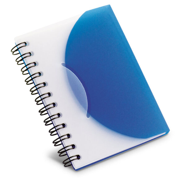 Caderno A7 em PP com folhas lisas - Brinde Corporativo Personalizado | Enova