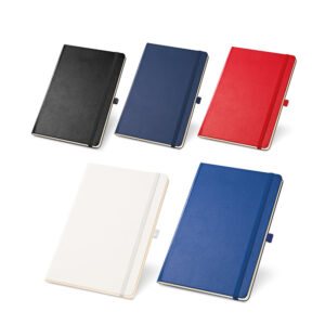 Caderno A5 com páginas lisas - Enova Brindes Personalizados