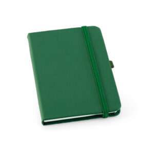 Caderno A6 em c.sintético com páginas lisas - Brinde Corporativo Personalizado | Enova