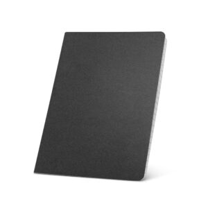 Caderno A5 em cartão kraft reciclado com folhas pautadas - Brinde Corporativo Personalizado | Enova