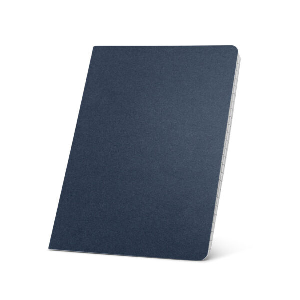 Caderno A5 em cartão kraft reciclado com folhas pautadas - Brinde Corporativo Personalizado | Enova