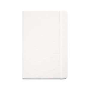 Caderno A5 em 100% rPET com tratamento antibacteriano com páginas pautadas - Brinde Corporativo Personalizado | Enova