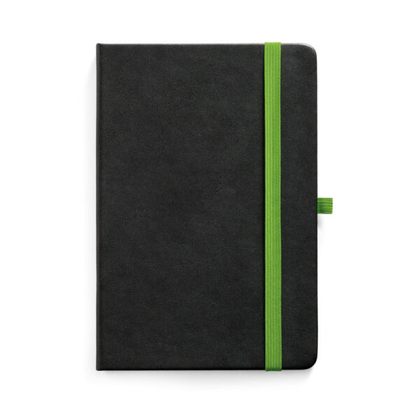 Caderno A5 em PU com páginas pautadas - Brinde Corporativo Personalizado | Enova