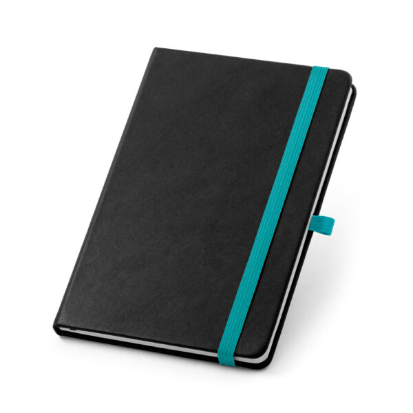 Caderno A5 em PU com páginas pautadas - Brinde Corporativo Personalizado | Enova